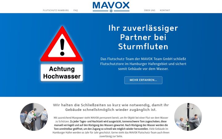 Screenshot of flutschutz-hamburg.de