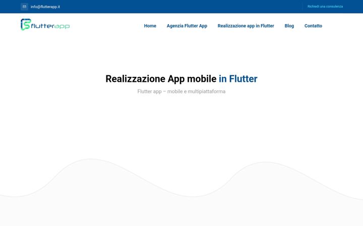 Ekrano kopija flutterapp.it
