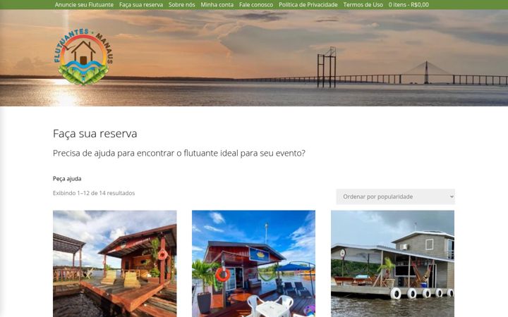 Skärmbild av flutuantesmanaus.com.br