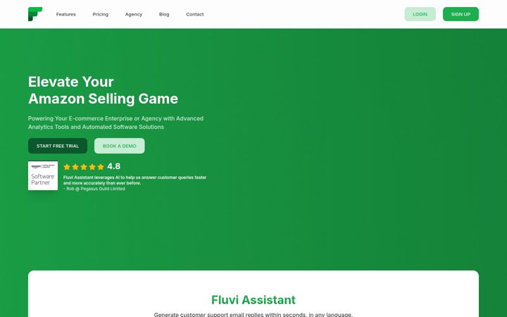 Screenshot of fluvi.com