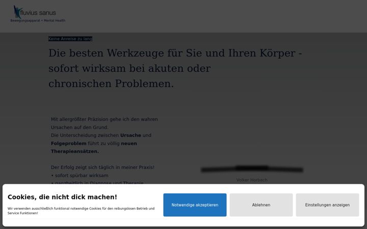 Screenshot ta' fluvius-sanus.de