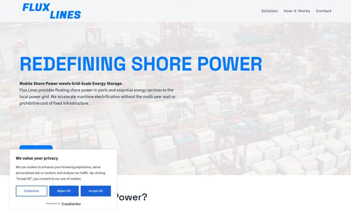 Screenshot of flux-lines.com