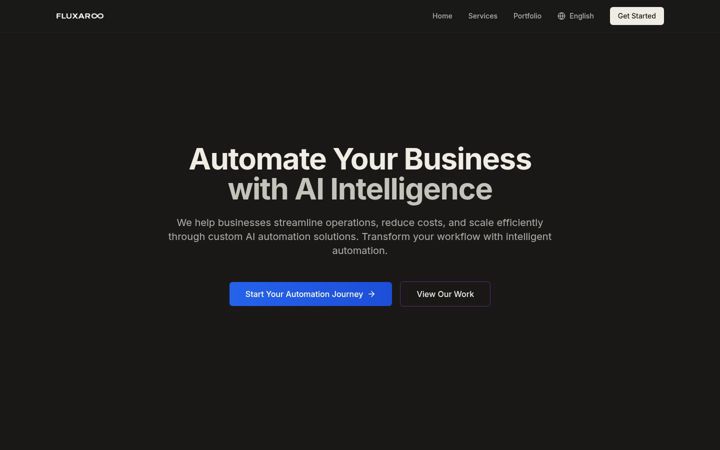 Screenshot of fluxaroo.com