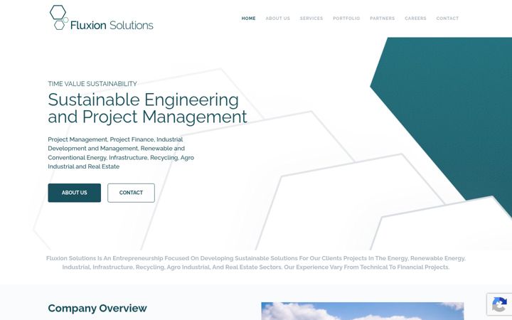 Screenshot of fluxionsolutions.com
