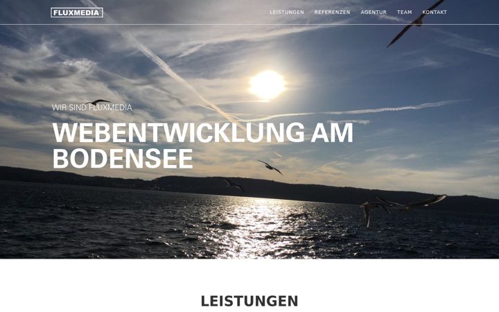 Screenshot of fluxmedia.de