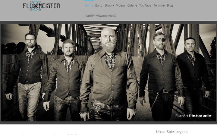 Screenshot of fluxmeister.de