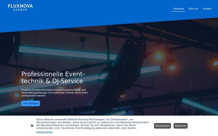 Screenshot ta' fluxnova-events.de