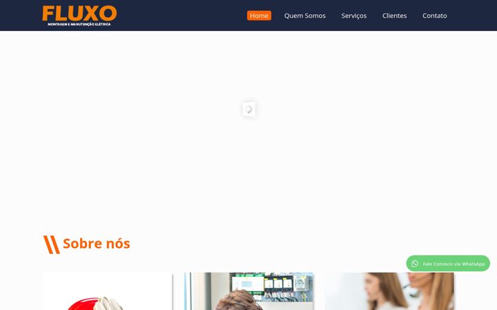 Skärmbild av fluxomanutencao.com.br