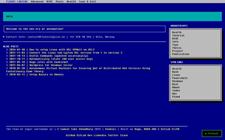 Screenshot of fluxuslogicae.no