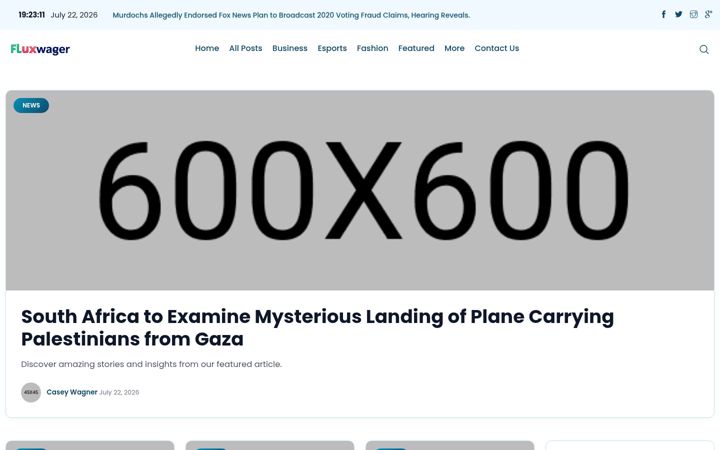 Screenshot of fluxwagerplatform.nl