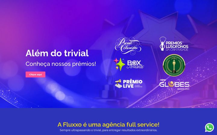 Screenshot of fluxxo.com.br