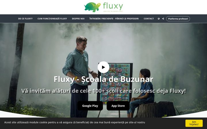 Screenshot of fluxyapp.com