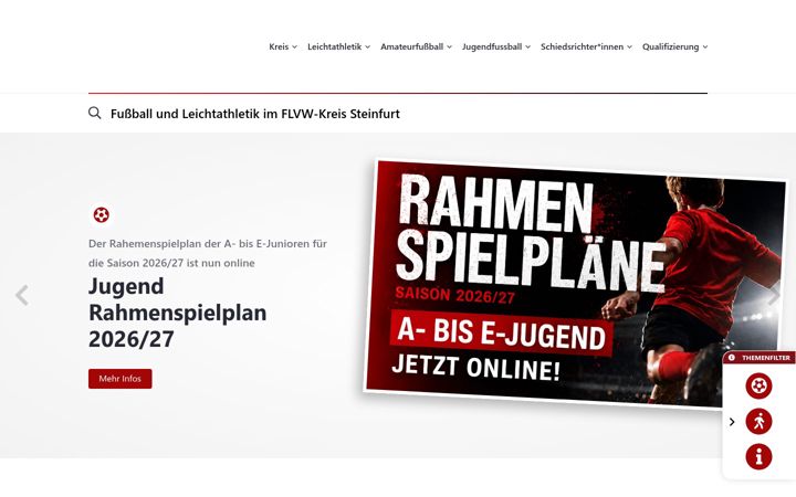 Screenshot of flvw-steinfurt.de
