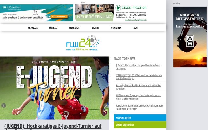 Screenshot of flw24.de