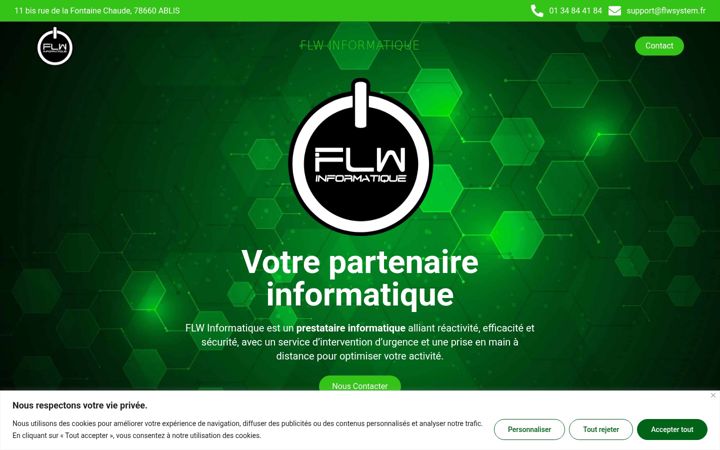 Screenshot of flwinformatique.com