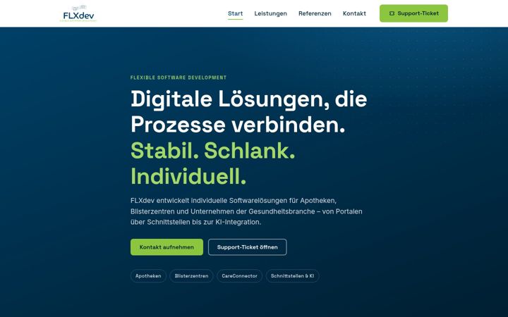 Screenshot of flxdev.com