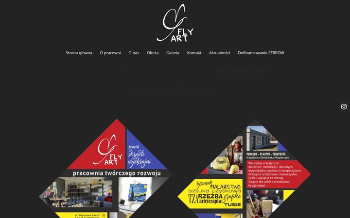 Screenshot of fly-art.pl