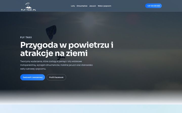 Screenshot of fly-taxi.pl