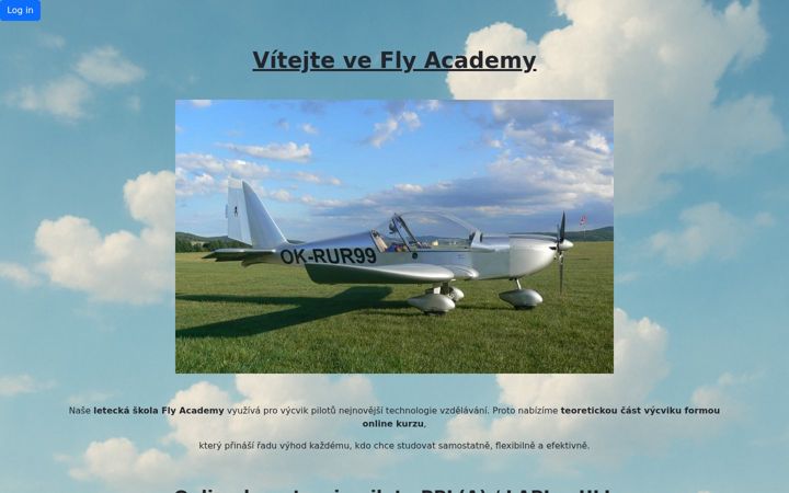 Screenshot of flyacademy.eu