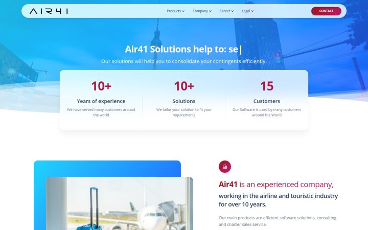 Screenshot of flyair41.de