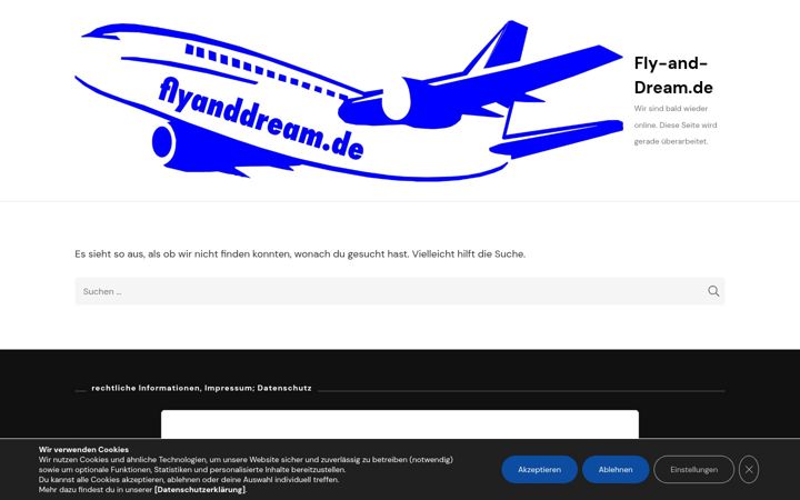 Screenshot of flyanddream.de