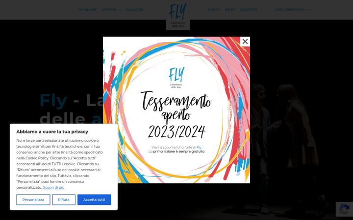 Screenshot of flyarti.it