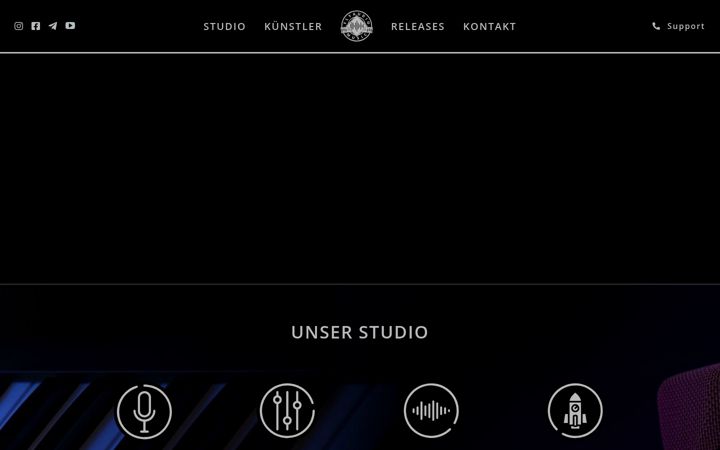 Screenshot of flyaudiomusic.de