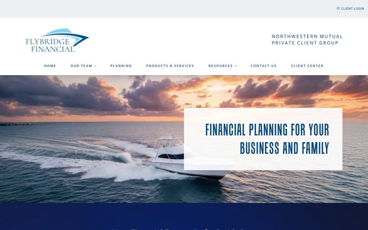 Screenshot of flybridgefinancial.com