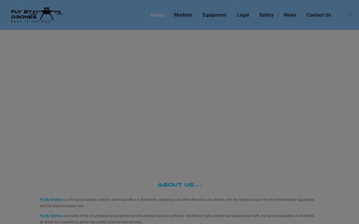 Screenshot of flybydrones.eu