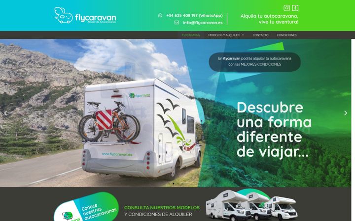Screenshot of flycaravan.es
