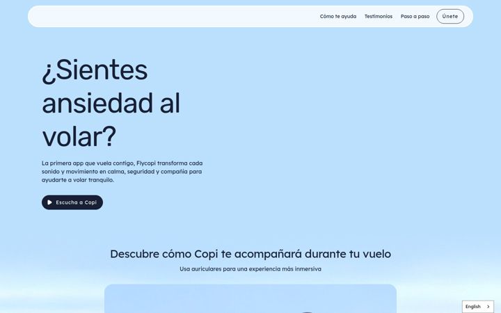 Screenshot of flycopi.com