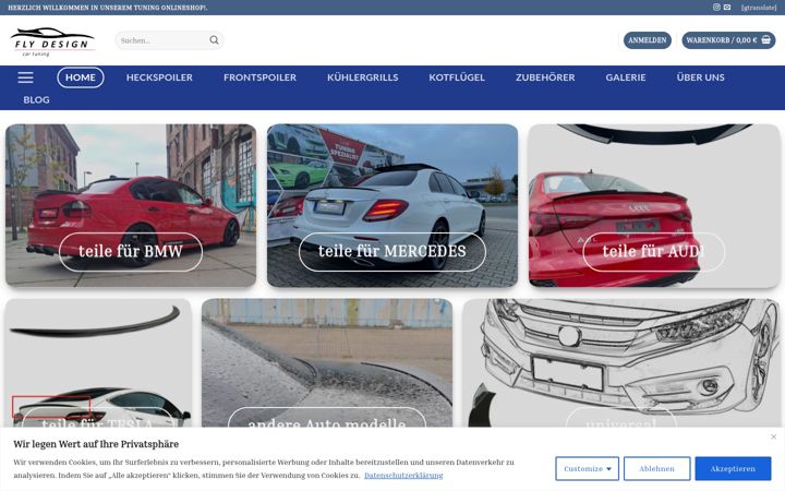 Screenshot of flydesign-gmbh.de