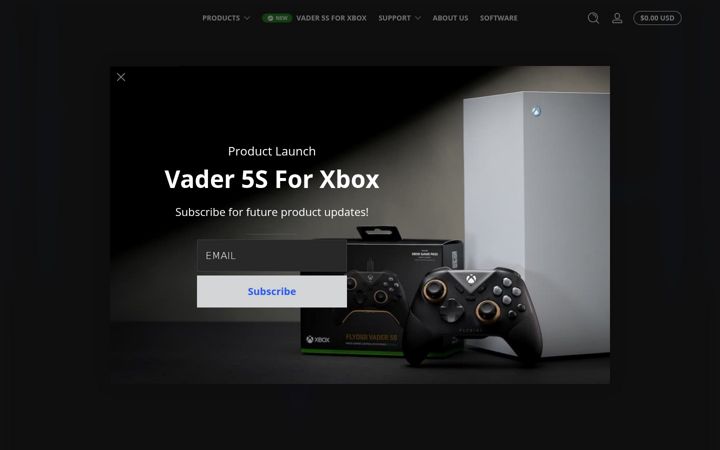 Screenshot of flydigi.com