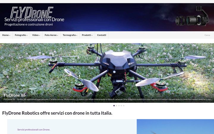 Screenshot of flydrone.it