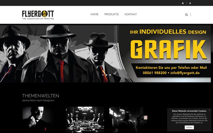 Screenshot of flyergott.de