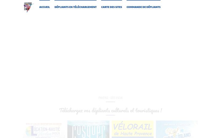 Screenshot of flyerssitesinfo.fr
