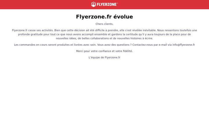 Screenshot of flyerzone.fr