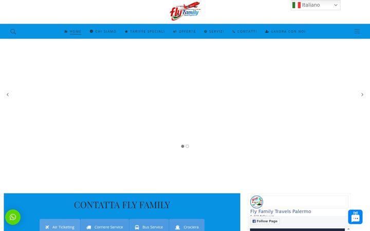 Screenshot of flyfamilytravel.it