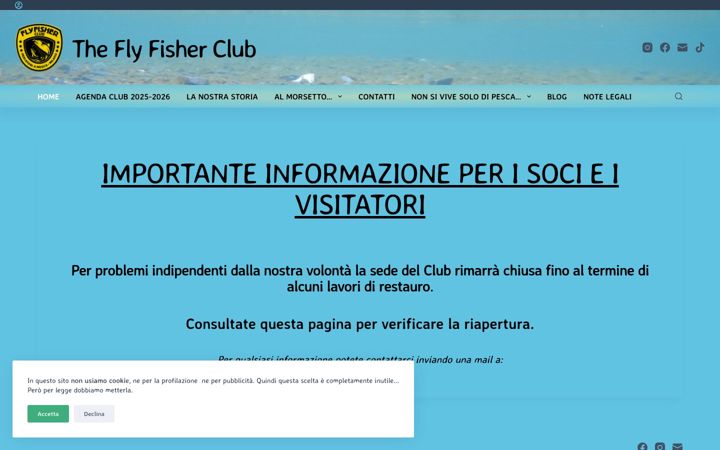 Screenshot of flyfisherclub.com
