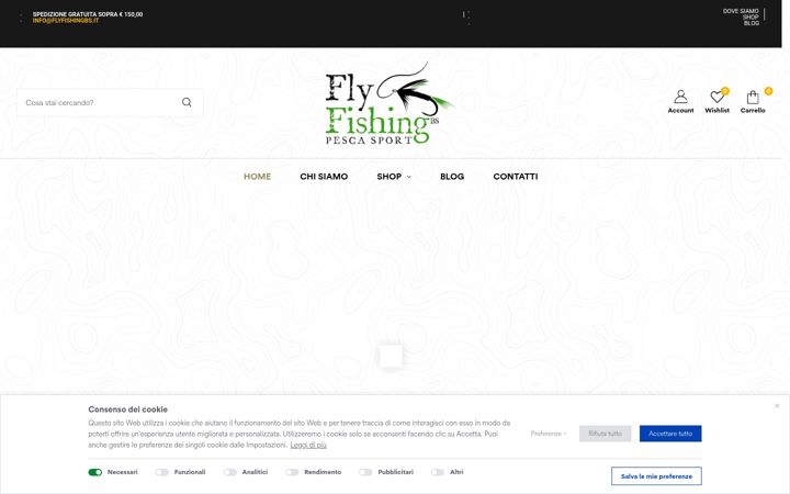 Kuvakaappaus sivustosta flyfishingbs.it