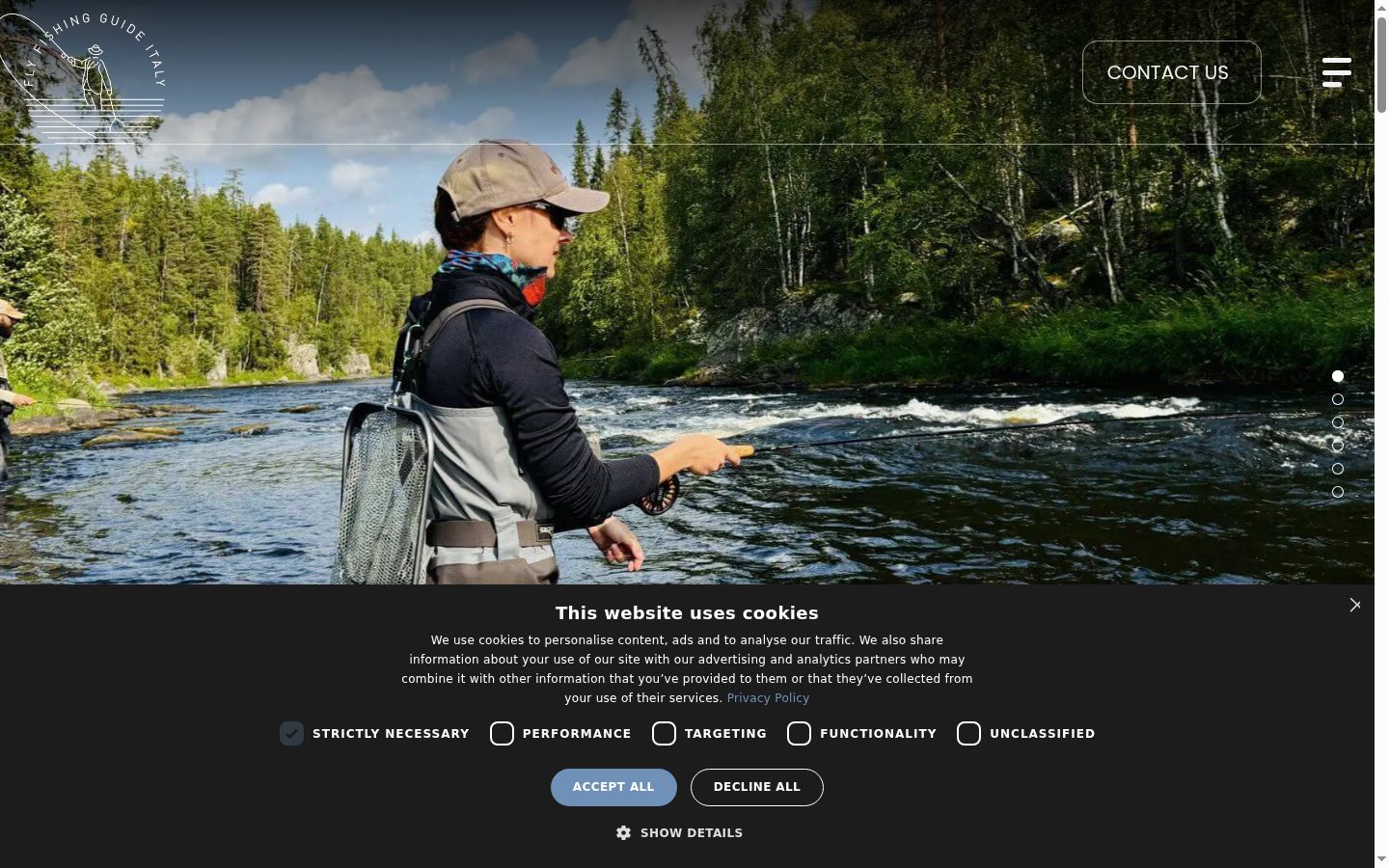 Sutikimo reklamjuostės, rodytos prieš bet kokią sąveiką, ekrano kopija
