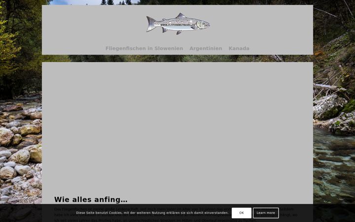 Screenshot of flyfishingtravel.de