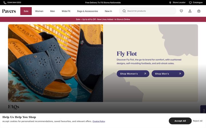 Screenshot of flyflot.co.uk
