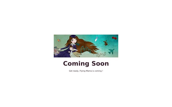 Screenshot of flying-mama.com