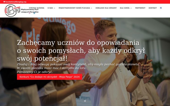 Screenshot of flyingbag.org