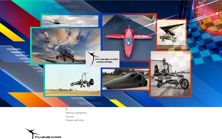 Screenshot of flyingcarracing.com