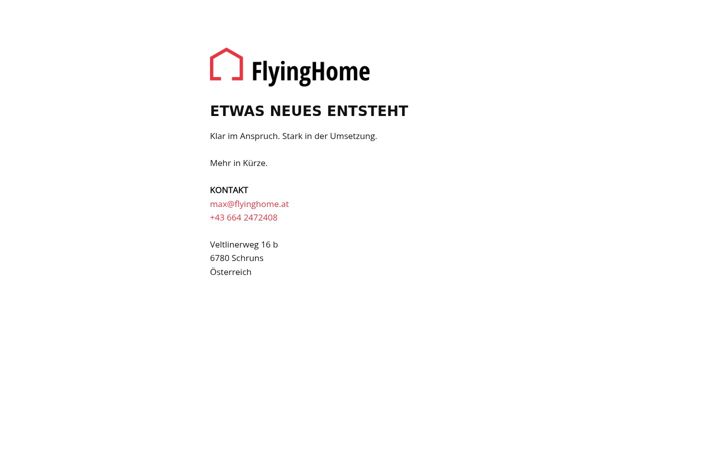 Screenshot of flyinghome.at