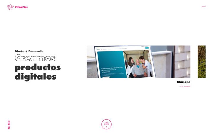Screenshot of flyingpigs.es