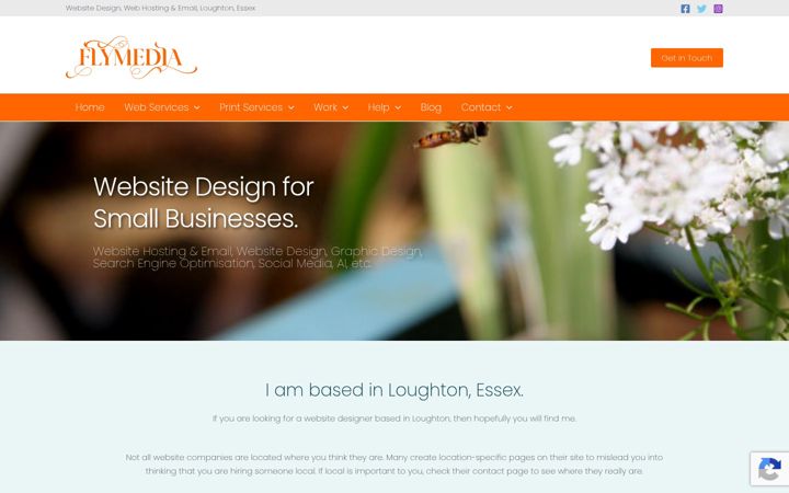 Screenshot of flymedia.co.uk