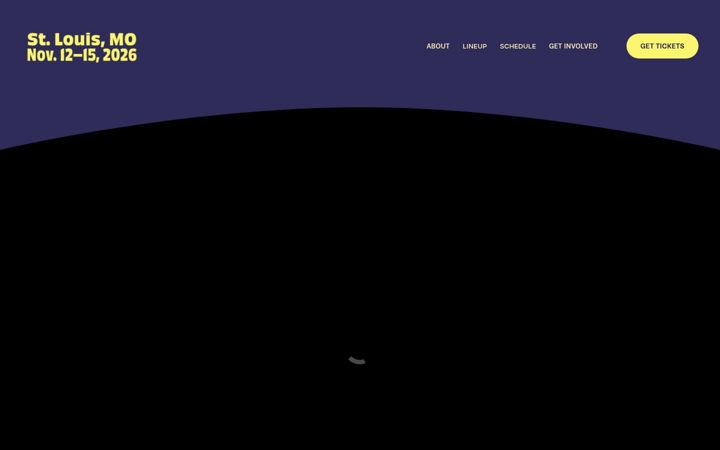 Screenshot of flyovercomedyfest.com